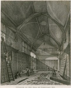 Innenansicht der Halle von Furnival