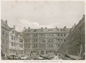 Nordansicht des Inneren von Furnival