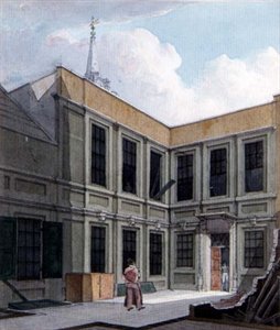 Alte Sattlerhalle, Cheapside, City of London von Robert Blemell Schnebbelie