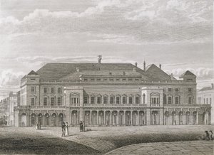 Das Königliche Theater, Haymarket, graviert von Bartholomew Howlett, veröffentlicht von Robert Wilkinson, 1820