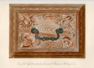 Geschnitzte Cassolette aus dem Holz von Shakespeares Maulbeerbaum