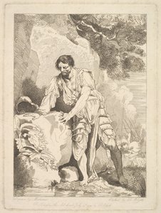 Verwundete vom Schlachtfeld zurückziehend, 19. Juli 1779 von Robert Blyth