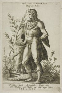 Apollo, Tafel 5 aus Parnassus Biceps