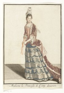 Porträt von Marie Anne de Bourbon von Robert Bonnart (possibly)