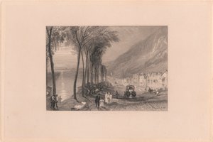 Blick auf die Seine zwischen Mantes und Vernon von Robert Brandard