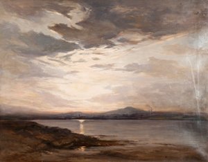 Blick auf Dundee, Sonnenuntergang von Robert Buchan Nisbet