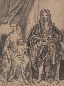 Porträt einer Familie, genannt John Sheffield, Herzog von Buckingham, und Familie