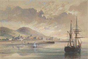 Valentia 1857-1858 zur Zeit der Verlegung des früheren Kabels von Robert Charles Dudley