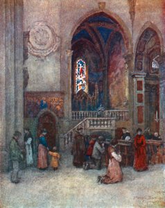 Innenraum der Kirche Santa Maria Novella, mit der Strozzi-Kapelle