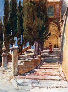 Die Stufen des Klosters San Girolamo