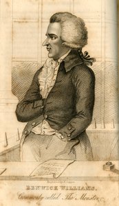 Renwick Williams, allgemein bekannt als Das Monster, 1822
