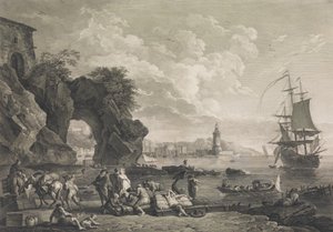 Ansicht von Pausilype bei Neapel von Robert Daudet