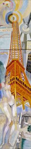 La Ville de Paris, la Femme et la Tour Eiffel, 1925 von Robert Delaunay