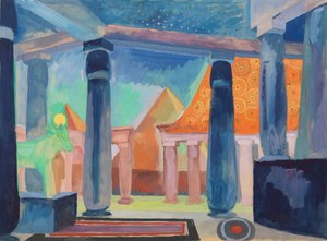 Bühnenbild für Cleopatra, ca. 1918 von Robert Delaunay