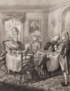 Ein Meisterpfarrer mit gutem Einkommen, 1782 von Robert Dighton