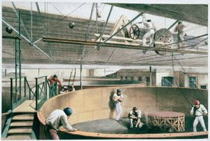 Herstellung des transatlantischen Telegrafenkabels, ca. 1865-1866 von Robert Dudley