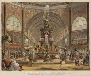 Der Majolika-Brunnen in der Internationalen Ausstellung von Robert Dudley
