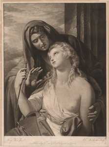 Tod der Lucretia, 1770 von Robert Dunkarton