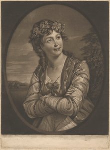 Miss Ann Catley in der Rolle der Euphrosyne von Robert Dunkarton