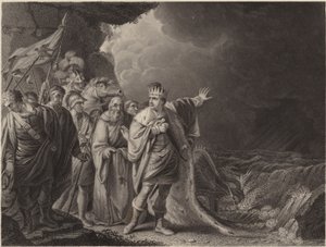 Knud tadelt seine Höflinge von Robert Edge Pine