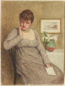 Mädchen beim Lesen von Robert Ernest McEune