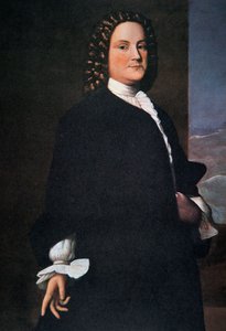 Benjamin Franklin in seinen frühen 40ern von Robert Feke