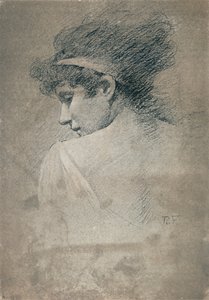 Weibliche Studie, ca. 1895, 1897 von Robert Fowler