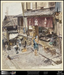 Eine Straße in Ikao, Japan, III von Robert Frederick Blum