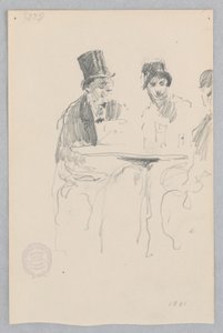 Café-Szene von Robert Frederick Blum