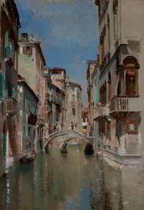 Kanal in Venedig, San Trovaso Viertel