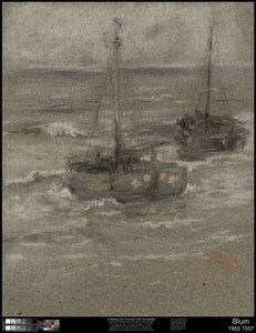 Fischerboote vor Anker, 1884
