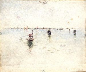 Gondeln von Robert Frederick Blum