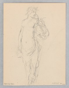 Studie für eine stehende Frau, „Moods to Music“, Mendelssohn Glee Club, New York, NY von Robert Frederick Blum