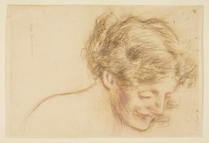 Studie für eine Frau, "Weinfest", Mendelssohn Glee Club, New York, NY von Robert Frederick Blum
