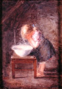 Die Morgentoilette, ca. 1900
