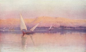 Ein Nil-Nachglühen, ca. 1880, 1904 von Robert George Talbot Kelly