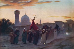 Ein Hochzeitszug in Menzala: Die Heimkehr der Braut, ca. 1880, 1904