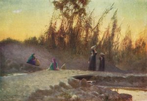 Am Brunnen, ca. 1880 von Robert George Talbot Kelly