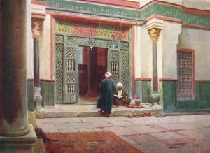 Gitter in der Moschee des Sultans Kelaun