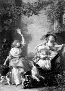 Die königlichen Prinzessinnen, Kinder von König George III., 19. Jahrhundert von Robert Graves