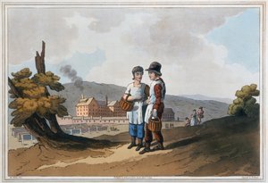Kinderfabrikarbeiter, 1814 von Robert Havell