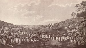 Die Ehrenwerte Artilleriegesellschaft versammelt zum Balltraining in Childs Hill, ca. 1820-1870, 1909 von Robert Havell