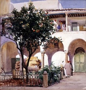 Hof in Marokko von Robert Hawthorn Kitson