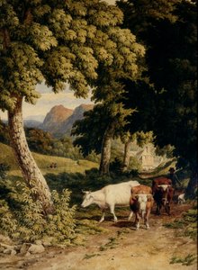 Landschaft mit Vieh und Hirte, 1810