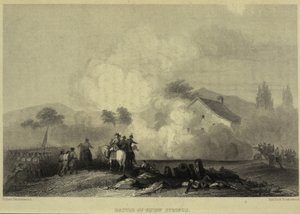 Die Schlacht von Eutaw Springs im Jahr 1781