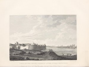 Illustration aus dem Buch Select views in Mysore, the country of Tippoo Sultan von Robert Home, veröffentlicht von Mr. Bowyer (Großbritannien, 1794)