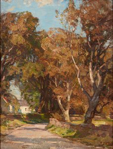 Straßenrand in der Nähe von Colvend Manse, Dalbeattie von Robert Hope