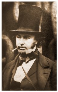 Porträt von Isambard Kingdom Brunel bei den Startketten der SS Great Eastern von Robert Howlett