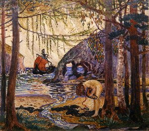 Traumschiff, ca. 1915 von Robert James Enraght Moony