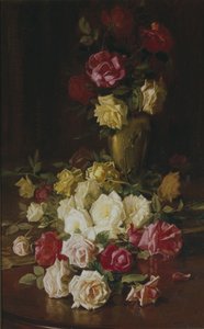 Ohne Titel (Rosen), ca. 1905-1915 von Robert Jenkins Onderdonk